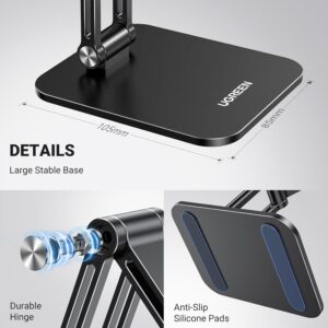 UGREEN Suporte Magnético para Celular Compatível com MagSafe, Suporte Ajustável de Mesa, Estrutura em Alumínio, Compatível com iPhone 16/15/14/13/12 Pro Max e Capas MagSafe, Preto - Imagem 9