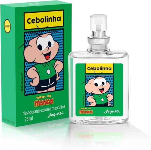 Colônia Desodorante Masculino Teen Jequiti Cebolinha, 25ml, em Spray | Turma da Mônica