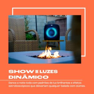 Caixa de Som JBL PartyBox Encore Essential 2, Bluetooth | Show de Luzes, Portátil, Resistente a Respingos, Bateria de até 15h, Som JBL Pro Sound, AI Sound Boost, 100 W RMS - Imagem 5