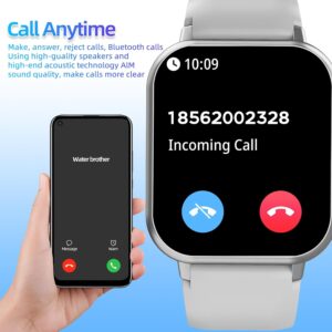 Bettdow SmartWatch, relogio smartwatch feminino com 1.83" Ecrã tátil, à prova d'água IP67, Recebimento de Notificações, relogio masculino com 100+ Modos Esportivos Faz e Recebe Ligações (Rosa) - Imagem 4