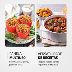 MONDIAL Panela Elétrica Multicook Premium, Preto, 1200W, 220V - PE-49 - Imagem 5
