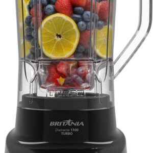 Liquidificador Britânia 2,6L 4 Velocidades Diamante 1100 PR 220V - Imagem 4
