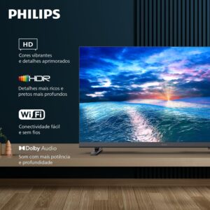 PHILIPS, Smart TV, 32" HD, 32PHG6910/78, HDR10, HDMI, USB, Dolby Audio, Wi-Fi - Imagem 2
