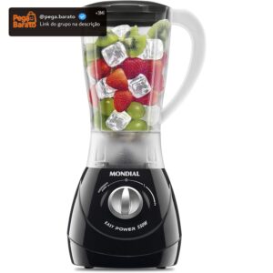 MONDIAL Liquidificador Easy Power, Preto, 550W, 110V - L-550-B - Imagem 1