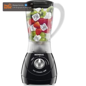 MONDIAL Liquidificador Easy Power, Preto, 550W, 220V - L-550-B - Imagem 1