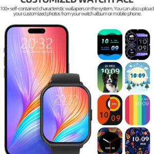 Relógio Inteligente Bluetooth FB025 Dourado Champanhe - 1.83" Tela HD, 7 Dias de Bateria, à Prova D'água IP68, Mais de 100 Modos Esportivos e Chamadas por Viva-voz - Imagem 2