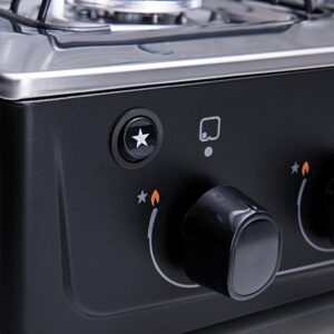 Fogão 5 bocas Atlas Mônaco Plus Preto com Acendimento Automático e Mesa Inox - Imagem 6