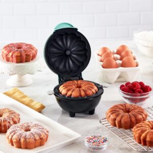 Máquina de Fazer Bolos Doces Assadeira Portátil Mini Cake Maker Elétrica Preparo Rapido Antiaderente 110v 350w Potencia (Cores Sortidas) - Imagem 2