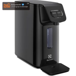 Electrolux Purificador de Água Gelada Fria e Natural Elétrico Compacto Eletronico placa Electrolux Filtro refil 6 meses ou 3000l Bivolt preto PE15P - Imagem 1