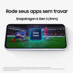 Celular Samsung Galaxy A36 5G 128GB, 6GB RAM, Câmera 50MP, IP67, Super AMOLED 6.7", Recursos AI, Branco - Imagem 5