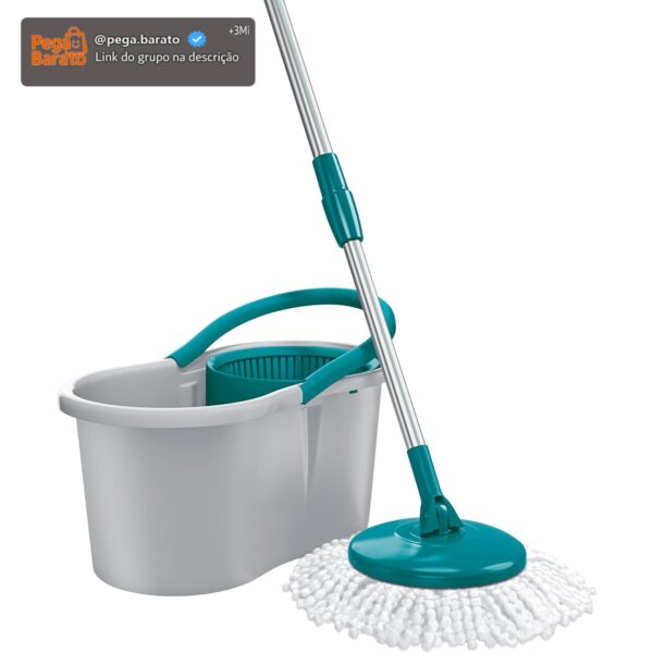 Flash Limp - Mop Giratório Fit, Balde 8 litros - MOP5010