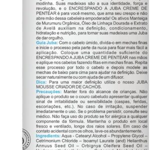 Creme De Pentear Widi Care Encrespando A Juba | Widicare, Branco, Médio - Imagem 2