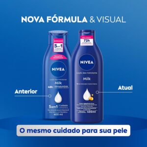 NIVEA Kit Loção Hidratante Milk Pele Seca a Extrasseca 400ml (2 unidades) - Imagem 4