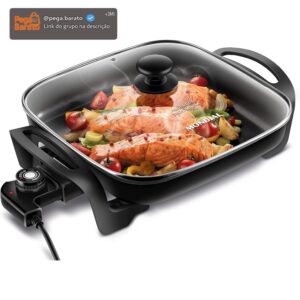 MONDIAL Panela Elétrica Multicook Premium, Preto, 1200W, 220V - PE-49 - Imagem 1