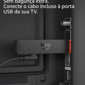Amazon Fire TV Stick HD (modelo mais recente), Controle Remoto por Voz com Alexa, alimentado pela TV, com configuração simples e Acesso Antecipado à Alexa+ - Imagem 3