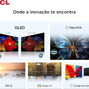 TCL, Smart TV, 43 Polegadas, FHD QLED, WiFi, Bluetooth, Google TV, 2 HDMI, HDR10, Dolby Audio, 43S5K - Imagem 4