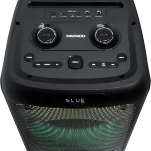 Caixa de Som Portátil Partybox 2000, Modelo DW2000, Conexão Bluetooth Versão 5.0, Cor Preta, Daewoo. - Imagem 3