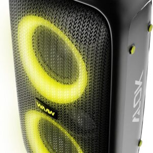 Caixa de Som WAAW by ALOK INFINITE 100 Bluetooth, 100W RMS | Tipo Torre, Até 14h de Autonomia, 4 Alto-Falantes, TWS - Imagem 5