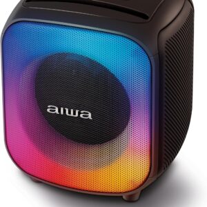 Caixa de Som PartyBox AIWA PB-07 Bluetooth 8H RGB USB TWS Preto - Imagem 13