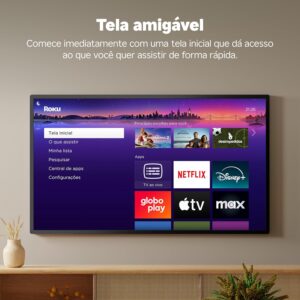 Dispositivo de Streaming para TV HD/FHD Roku Streaming Stick HD 2025 | com Controle Remoto por Comando de Voz, Compatível com Alexa, Siri e Google - Imagem 7
