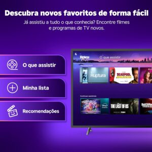 Dispositivo de Streaming para TV HD/FHD Roku Streaming Stick HD 2025 | com Controle Remoto por Comando de Voz, Compatível com Alexa, Siri e Google - Imagem 8