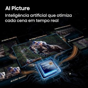 Hisense Smart TV 4K 50" Polegadas 50Q6QVV com Processador AI, Dolby Vision, HDR10+, HLG, Filmmaker Mode, Dolby Gaming, Dolby Atmos, MiraCast e Compatibilidade Alexa e Google - Imagem 7