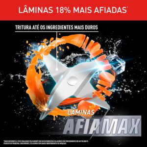 Liquidificador Arno Power Mix 700W LQ19, Preto, Jarra de 2,4L, 4 Lâminas AFIAMAX 18% Mais Afiadas, 3 Velocidades, Alta Durabilidade e Desempenho Superior, 220V - Imagem 8