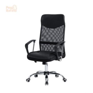 Cadeira Ergonômica Giratória Office Mesh 120kg com Suporte Lombar Ajustável - LinhaEvolux - Imagem 1