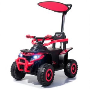 Quadriciclo Passeio Elétrico Infantil Haste Direcionável Bateria 6V - Brinq Kids - Imagem 2