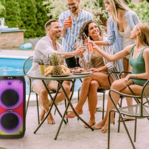 Caixa de Som Portátil Partybox 2000, Modelo DW2000, Conexão Bluetooth Versão 5.0, Cor Preta, Daewoo. - Imagem 2