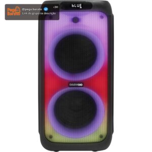Caixa de Som Portátil Partybox 2000, Modelo DW2000, Conexão Bluetooth Versão 5.0, Cor Preta, Daewoo. - Imagem 1