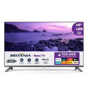 Smart Tv 40'' Britânia Btv40m9gr2cgb Roku Led Dolby Audio - Imagem 1