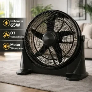 Ventilador Circulador Ar Forte Silencioso Forte Turbo 40cm - Imagem 8