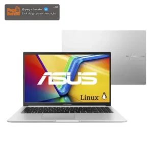 Notebook ASUS Vivobook 15 M1502YA AMD Ryzen 7 5825U 16GB Ram 512GB SSD Linux KeepOS 15,6" FHD Cool Silver - NJ612 - Imagem 1