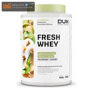 Whey Protein Fresh Whey Dux 900g Pistache Chocolate Branco - Imagem 1