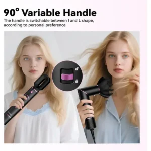 Secador De Cabelo Gokoco Com 7 Em 1 Escova Hot Air Styler Cor Palha - Imagem 5