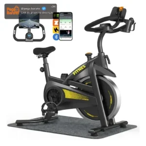 Bicicleta Ergométrica Spinning Rmira Conexão Bluetooth 12kg 150kg - Imagem 1