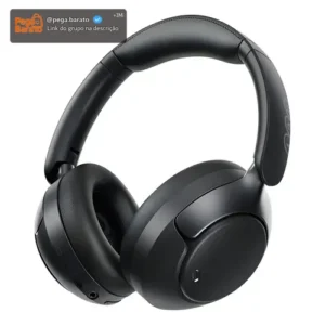 Headset QCY H3 Pro ANC 50dB Bluetooth 5.4 Multiponto 55h Cor Preto - Imagem 1