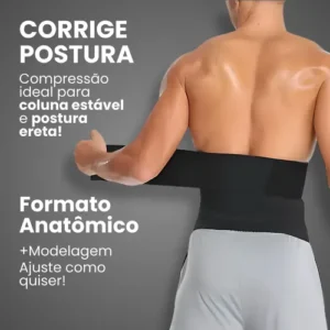 Cinta Modeladora Redutor De Cintura Sauna Masculino Academia - Imagem 9