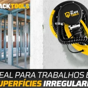 Lixadeira Teto E Parede Telescópica Profissional Com Led E Saco Coletor The Black Tools Btl750 750w - Imagem 8