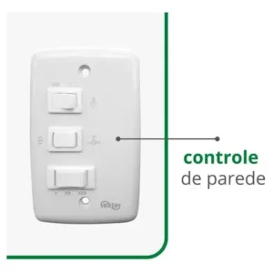 Ventilador de Teto Ventex Yris Preto Com Luz Pás Reversíveis - Imagem 3