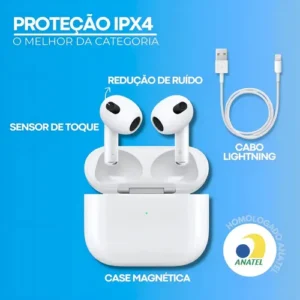 Fone De Ouvido Bluetooth 5.4 Compatível Iphone Airpods - Imagem 10