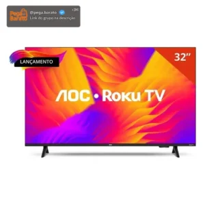 Smart Tv Aoc Dled 32 Wi-fi Roku Tv Quad Core 32s5155/78g - Imagem 1