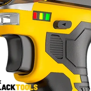 Parafusadeira Furadeira De Impacto The Black Tools Profissional TB-21PX 2 Baterias Com Maleta 60Hz Amarelo - Imagem 5