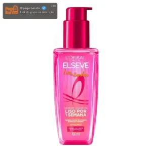 Sérum Leave-in Finalizador Capilar Efeito Liso por 1 Semana com Tecnologia Ativada por Calor Antifrizz e Protetor Térmico Elseve Liso dos Sonhos L'Oréal Paris 100ml - Imagem 1