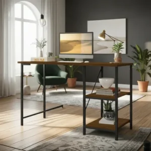 Escrivaninha Mesa Office Estilo Industrial 1.10 M Klm Store - Imagem 3