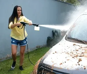 Lavadora de Alta pressão Kärcher Compacta 1500 PSI/Libras 1400W 300L/h com Aplicador de Detergente e Lança Regulável 127v - Imagem 8