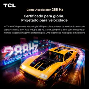 Smart Tv 75 75a400m 4k Qd-mini Led Google Tv 144hz Tcl - Imagem 2
