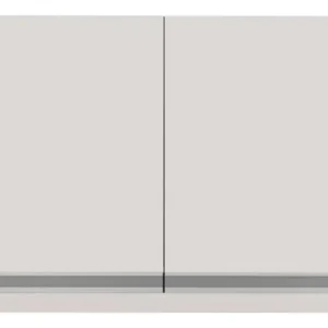Armário de cozinha aéreo lavanderia 80cm 2 portas Califórnia Lumil Móveis - Imagem 6