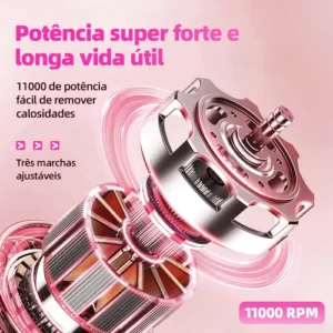 Momlulu M2 Lixador De Pés Elétrico Portátil Carregamento Usb - Imagem 3